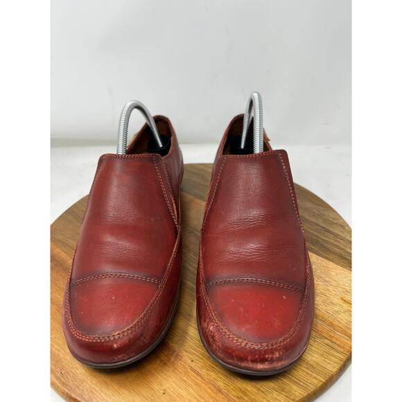 Pikolinos Men’s Red Leather Pull-On Casual Comfort Loafers Size 42‎ - Picture 5 of 9